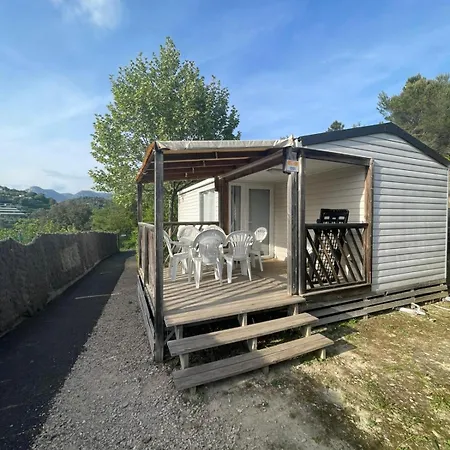 Kemp Mobil-home Climatise Avec Piscine Chauffee A 10 Min De Cagnes-sur-Mer